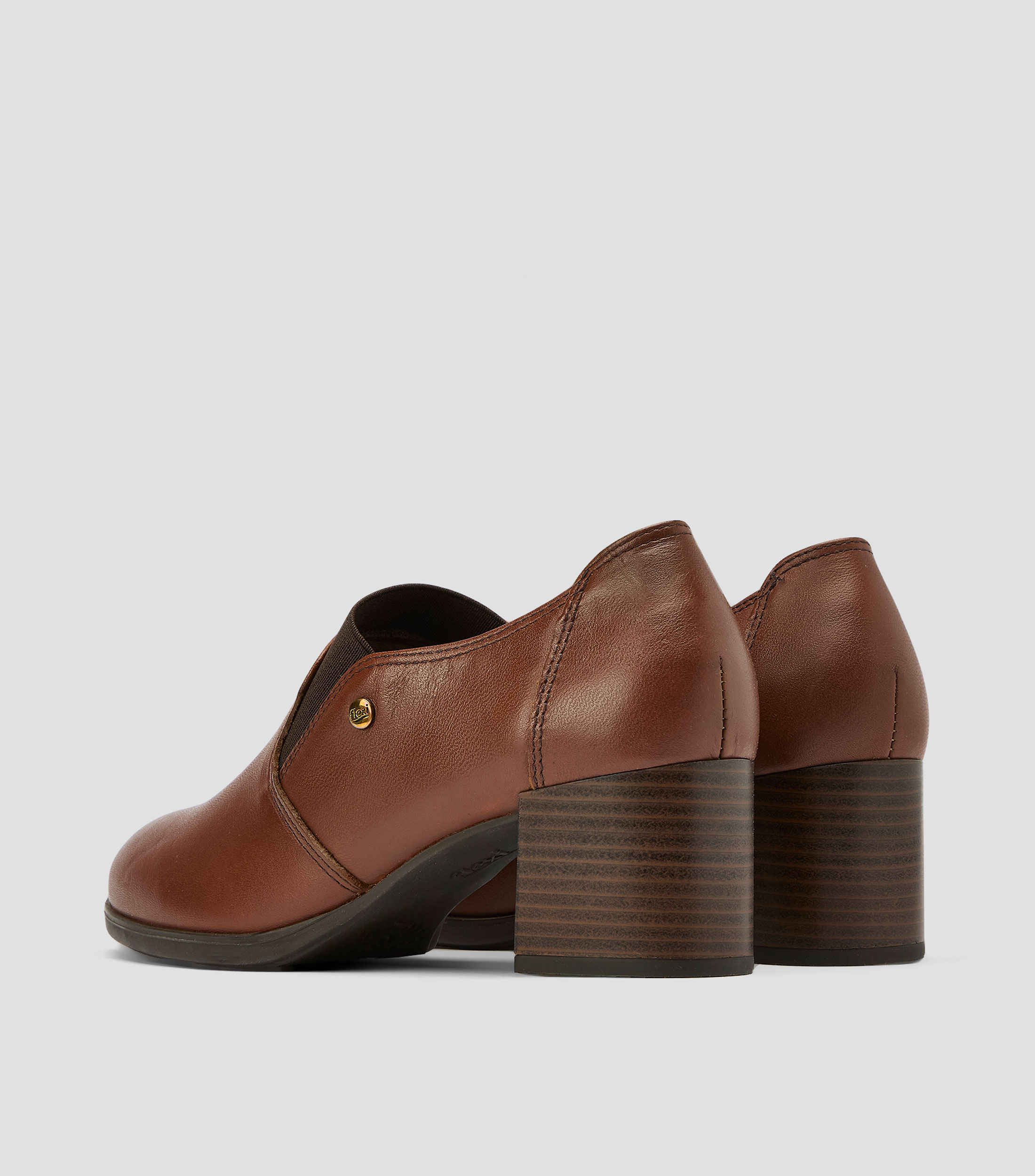 Zapatillas Slip on con tacon bajo cuadrado Mujer